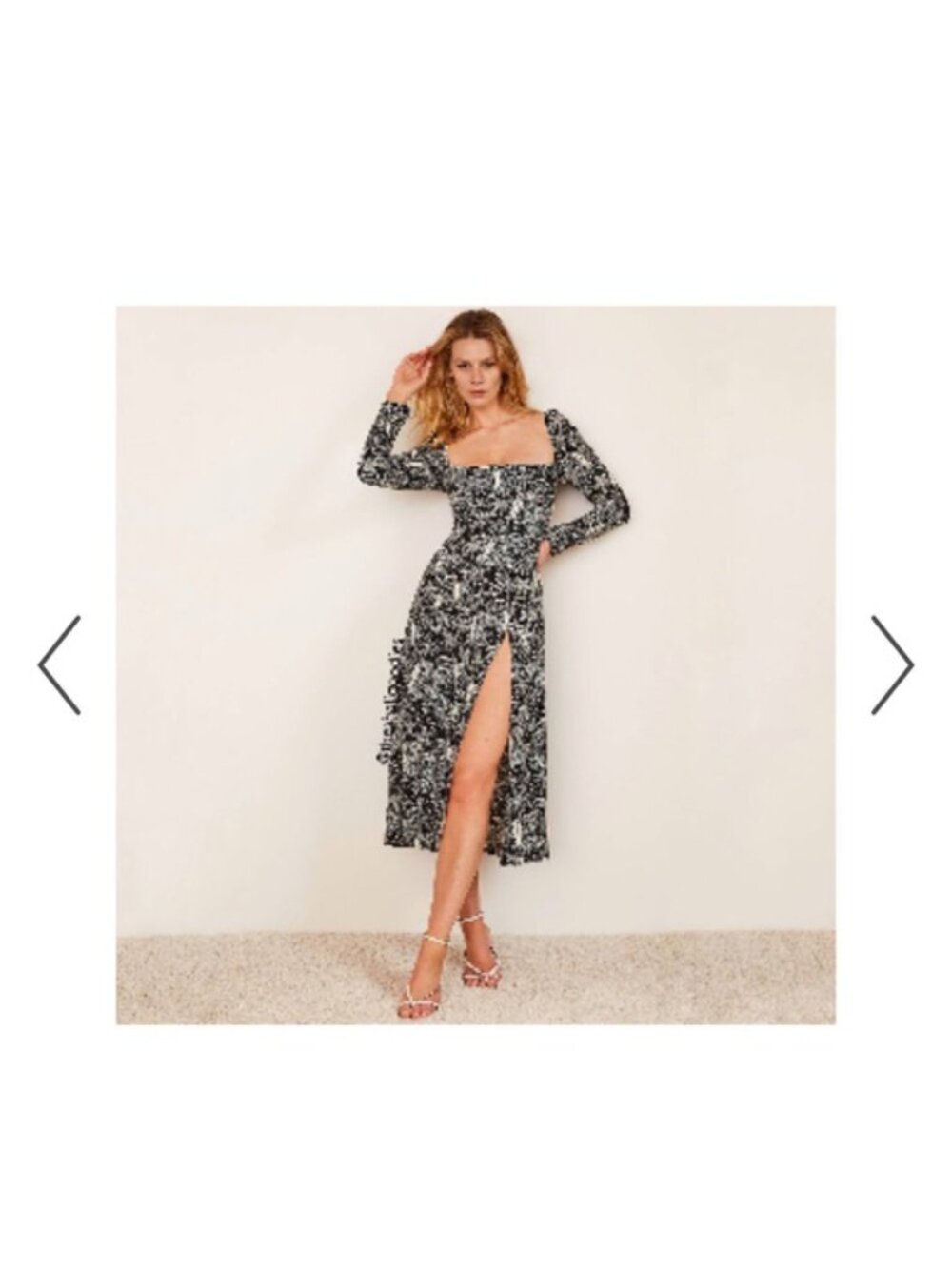 Reformation Sigmund Dress – Lanai Floral Midi Dress - Size 8